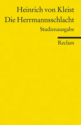 Kleist / Bremer / Hantzsche |  Die Herrmannsschlacht | Buch |  Sack Fachmedien