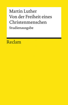Luther / Linde |  Von der Freiheit eines Christenmenschen | Buch |  Sack Fachmedien