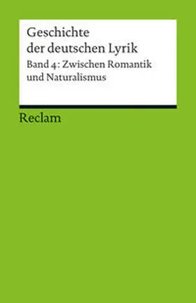 Sorg |  Geschichte der deutschen Lyrik | Buch |  Sack Fachmedien