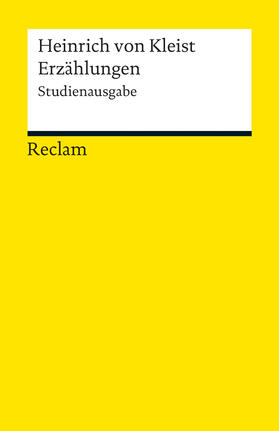 von Kleist / Bartl | Erzählungen | Buch | 978-3-15-019060-9 | sack.de