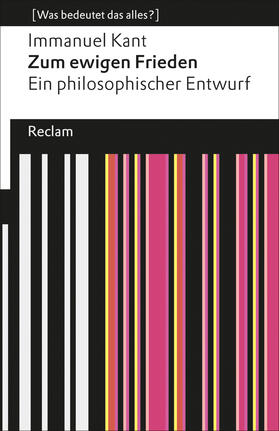 Kant / Malter |  Zum ewigen Frieden | Buch |  Sack Fachmedien