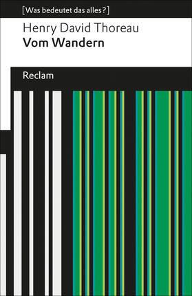 Thoreau |  Vom Wandern | Buch |  Sack Fachmedien