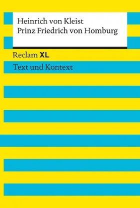 von Kleist / Hellberg |  Prinz Friedrich von Homburg. Textausgabe mit Kommentar und Materialien | Buch |  Sack Fachmedien