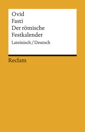 Ovid / Binder |  Fasti / Der römische Festkalender | Buch |  Sack Fachmedien