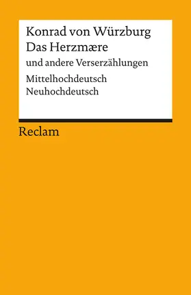 Miklautsch |  Das Herzmaere und andere Verserzählungen | Buch |  Sack Fachmedien