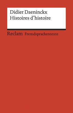 Daeninckx / Fricke |  Histoires d'histoire | Buch |  Sack Fachmedien