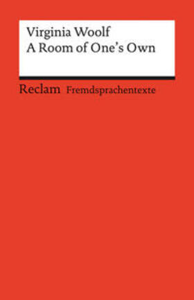 Woolf / Humburg / Seifert |  A Room of One's Own | Buch |  Sack Fachmedien
