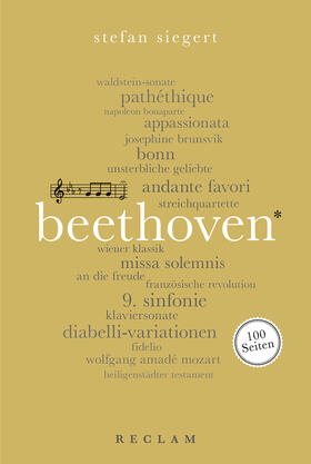 Siegert |  Beethoven. 100 Seiten | Buch |  Sack Fachmedien