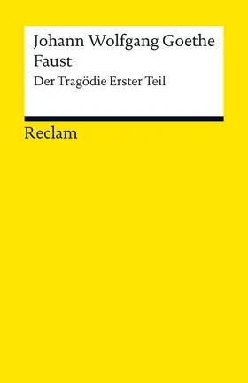 Goethe |  Faust. Der Tragödie erster Teil. Textausgabe mit editorischer Notiz | eBook | Sack Fachmedien