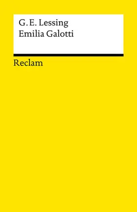 Lessing |  Emilia Galotti. Ein Trauerspiel in fünf Aufzügen. Textausgabe mit Anmerkungen/Worterklärungen | eBook | Sack Fachmedien