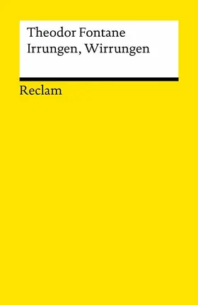 Fontane / Böttcher |  Irrungen, Wirrungen. Roman. Textausgabe mit Anmerkungen/Worterklärungen und Nachwort | eBook | Sack Fachmedien