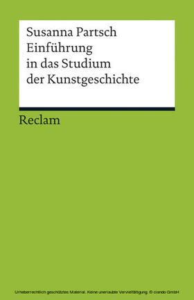 Partsch |  Einführung in das Studium der Kunstgeschichte | eBook | Sack Fachmedien