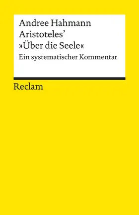 Hahmann |  Aristoteles' "Über die Seele" | eBook | Sack Fachmedien