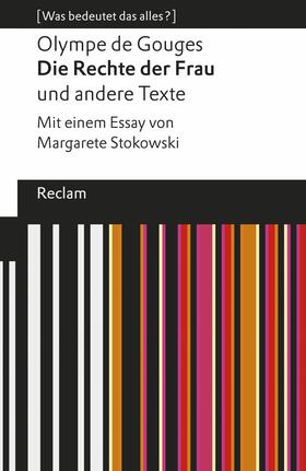 de Gouges |  Die Rechte der Frau und andere Texte | eBook | Sack Fachmedien