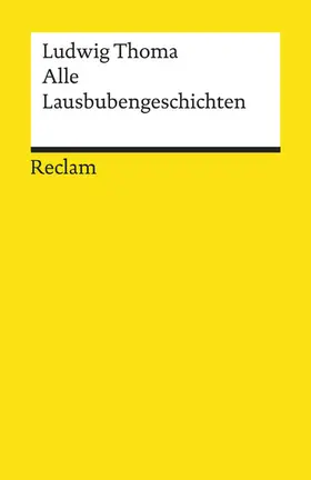 Thoma |  Alle Lausbubengeschichten | eBook | Sack Fachmedien