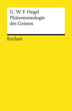 Hegel |  Phänomenologie des Geistes | eBook | Sack Fachmedien