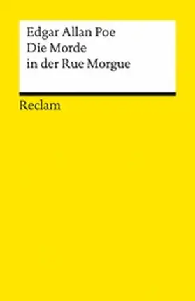 Poe |  Die Morde in der Rue Morgue | eBook | Sack Fachmedien