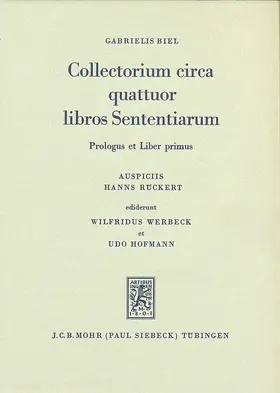 Biel / Steiger / Elze |  Collectorium circa quattuor libros Sententiarium | Buch |  Sack Fachmedien