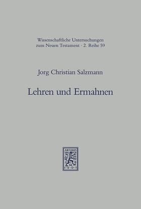 Salzmann |  Lehren und Ermahnen | Buch |  Sack Fachmedien