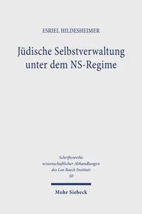 Hildesheimer | Jüdische Selbstverwaltung unter dem NS-Regime | Buch | 978-3-16-146179-8 | sack.de