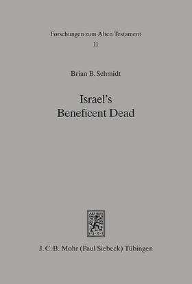 Schmidt |  Israel's Beneficent Dead | Buch |  Sack Fachmedien