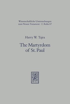 Tajra |  The Martyrdom of St. Paul | Buch |  Sack Fachmedien