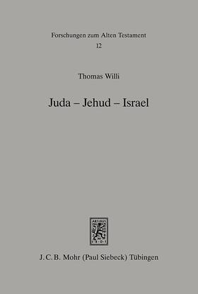 Willi |  Juda - Jehud - Israel | Buch |  Sack Fachmedien