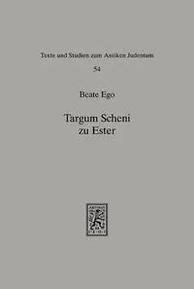 Ego |  Targum Scheni zu Ester | Buch |  Sack Fachmedien