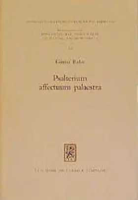 Bader |  Psalterium affectuum palaestra | Buch |  Sack Fachmedien