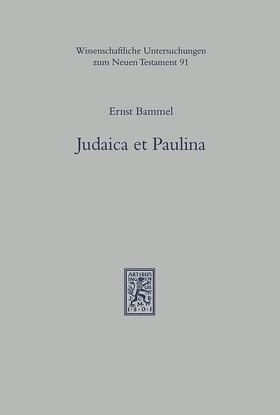 Bammel |  Judaica et Paulina | Buch |  Sack Fachmedien