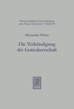 Prieur |  Die Verkündigung der Gottesherrschaft | Buch |  Sack Fachmedien