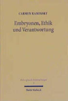 Kaminsky |  Embryonen, Ethik und Verantwortung | Buch |  Sack Fachmedien