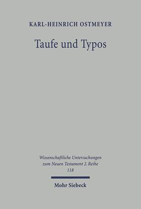 Ostmeyer |  Taufe und Typos | Buch |  Sack Fachmedien