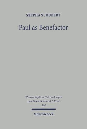 Joubert |  Paul as Benefactor | Buch |  Sack Fachmedien