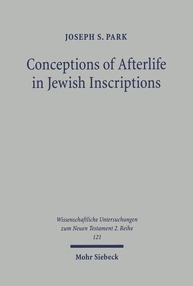 Park |  Conceptions of Afterlife in Jewish Inscriptions | Buch |  Sack Fachmedien
