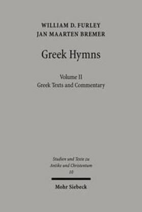 Furley / Bremer |  Greek Hymns | Buch |  Sack Fachmedien