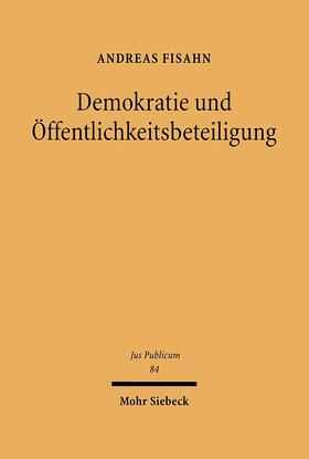 Fisahn |  Demokratie und Öffentlichkeitsbeteiligung | Buch |  Sack Fachmedien