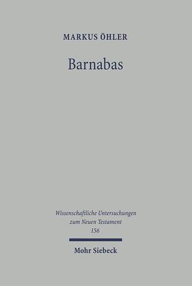 Öhler |  Öhler, M: Barnabas | Buch |  Sack Fachmedien