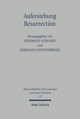 Avemarie / Lichtenberger |  Auferstehung - Resurrection | Buch |  Sack Fachmedien