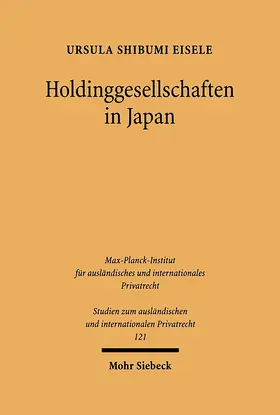 Eisele |  Holdinggesellschaften in Japan | Buch |  Sack Fachmedien