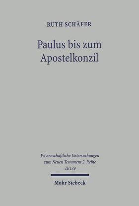Schäfer / Frey |  Paulus bis zum Apostelkonzil | Buch |  Sack Fachmedien