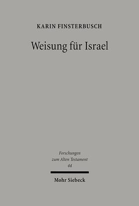Finsterbusch |  Weisung für Israel | Buch |  Sack Fachmedien