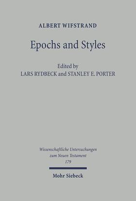 Wifstrand / Rydbeck / Porter |  Epochs and Styles | Buch |  Sack Fachmedien