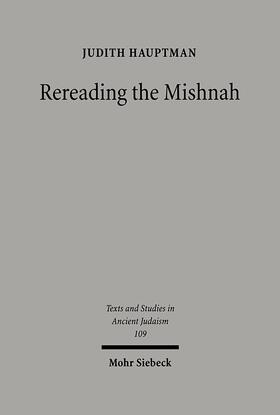 Hauptman |  Rereading the Mishnah | Buch |  Sack Fachmedien