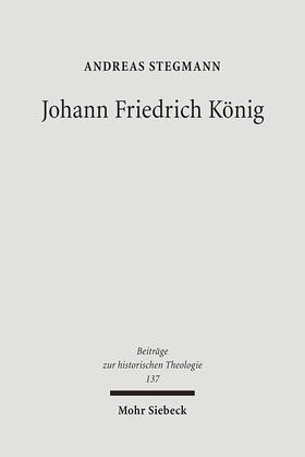 Stegmann |  Johann Friedrich König | Buch |  Sack Fachmedien