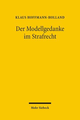 Hoffmann-Holland |  Der Modellgedanke im Strafrecht | Buch |  Sack Fachmedien