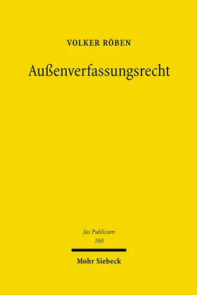 Röben |  Außenverfassungsrecht | Buch |  Sack Fachmedien