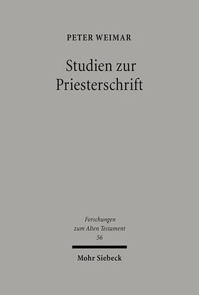 Weimar |  Studien zur Priesterschrift | Buch |  Sack Fachmedien