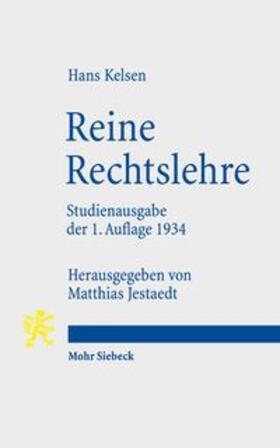 Jestaedt / Kelsen |  Reine Rechtslehre | Buch |  Sack Fachmedien