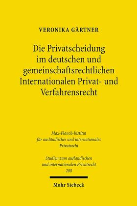 Gärtner |  Gärtner, V: Privatentscheidung | Buch |  Sack Fachmedien